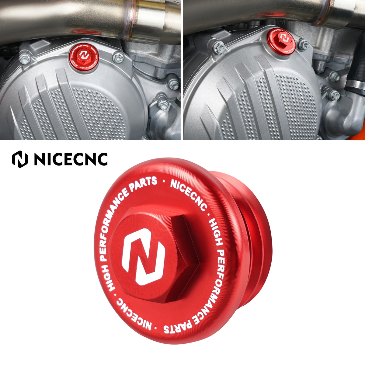 

NiceCNC Motorcycle Oil Filler Cap Plug Guard for GasGas EX EC MC EXF ECF MCF 125 250 300 350 450 250F 350F 2021 2022 Beta RR RRS