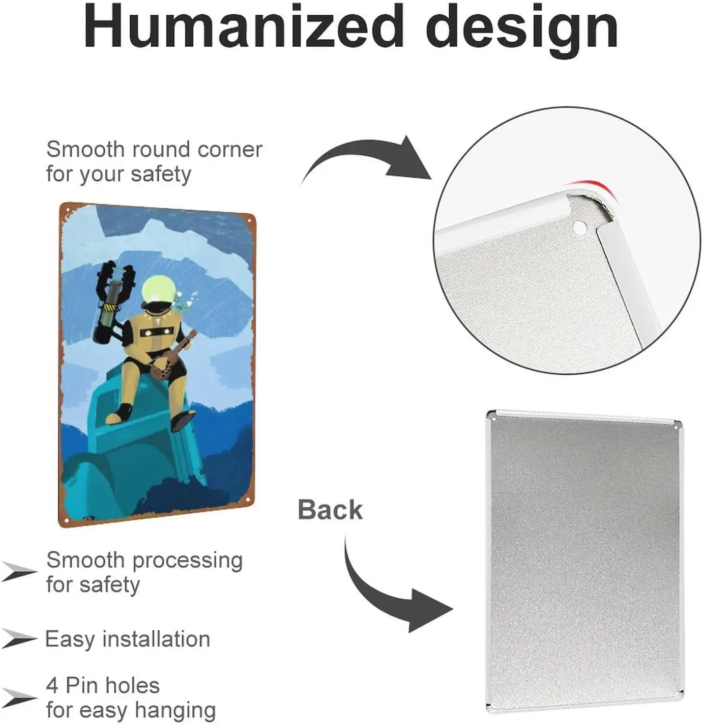 Плакат Rsk of Rn 2 Gme Metl Sgn Tn Retro Wll для дома улицы груди бродяга клуба