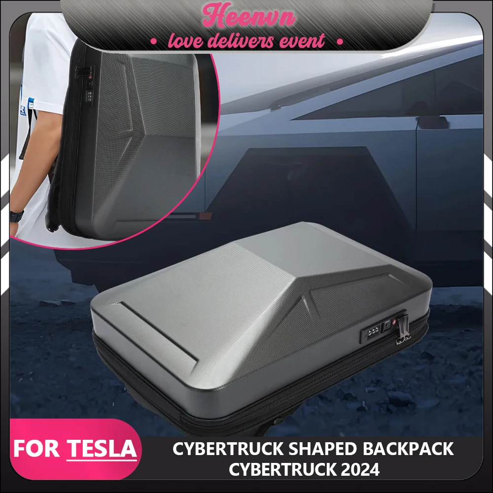 Новинка 2024 рюкзак в форме кибергрузовика Tesla прочный противоугонный портативный