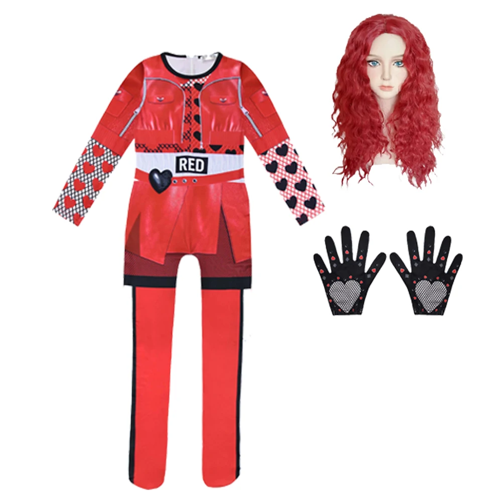 Детский красный костюм для косплея из фильма подъем красных девушек