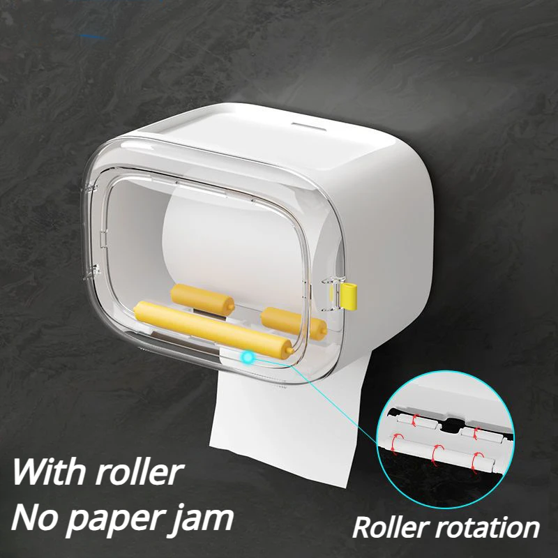 

Toilet tissue box, roller, punching free paper drawer, storage rack, toilet paper box, toilet toilet toilet paper wall mounted