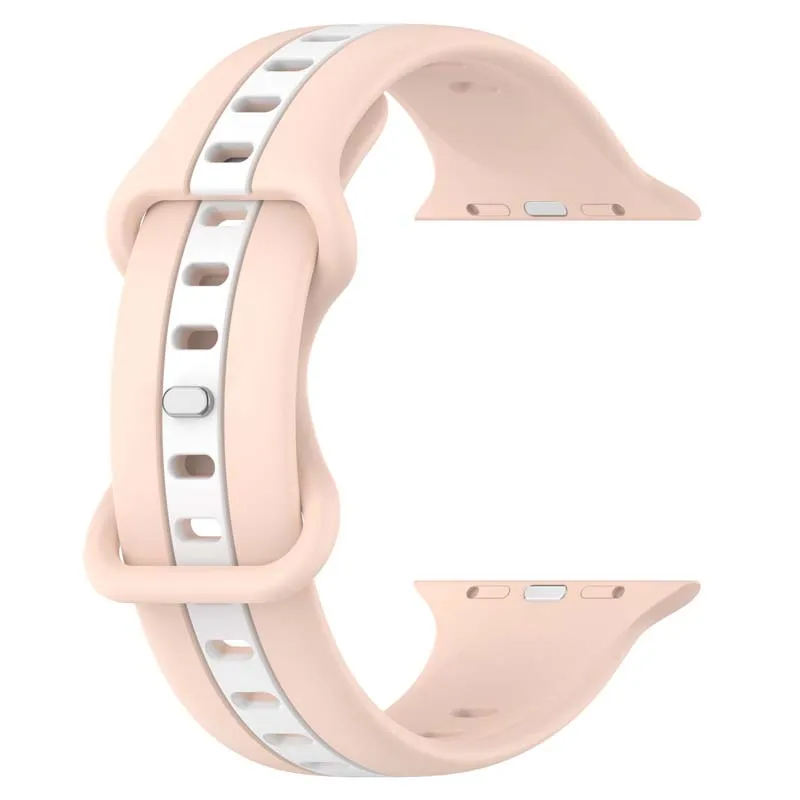 Silicone Strap For Apple Watch Band 49/44/45/42mm,41/40/38mm Smart Bracelet Accessories For IWatch Ultra Series 7/6/5/3/8/4/2