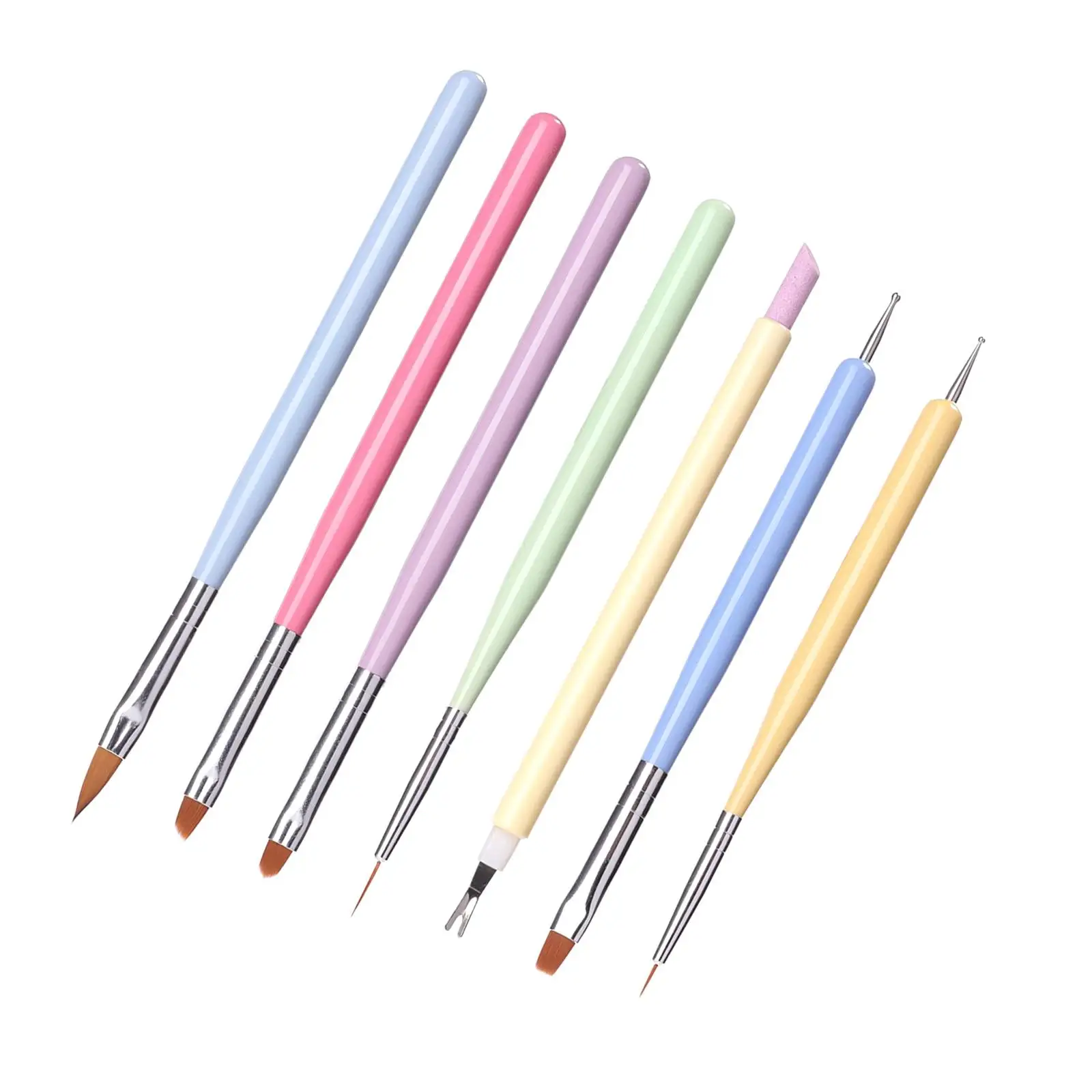 

Кисть для дизайна ногтей, многофункциональная кисть для наращивания ногтей, для рисования ногтей, для самостоятельного маникюра и домашнег...