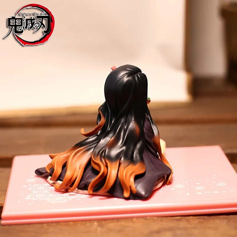 Фигурка аниме рассекающий демонов кавайная мини-фигурка незуко с коробкой милые