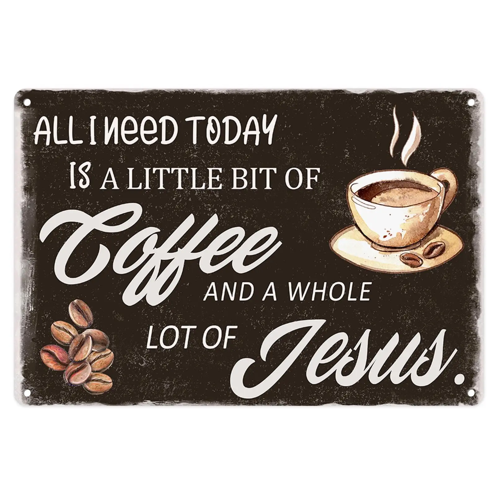 1 шт. металлическая вывеска Sanwarm кофейная чашка винтажная жестяная для гостиной