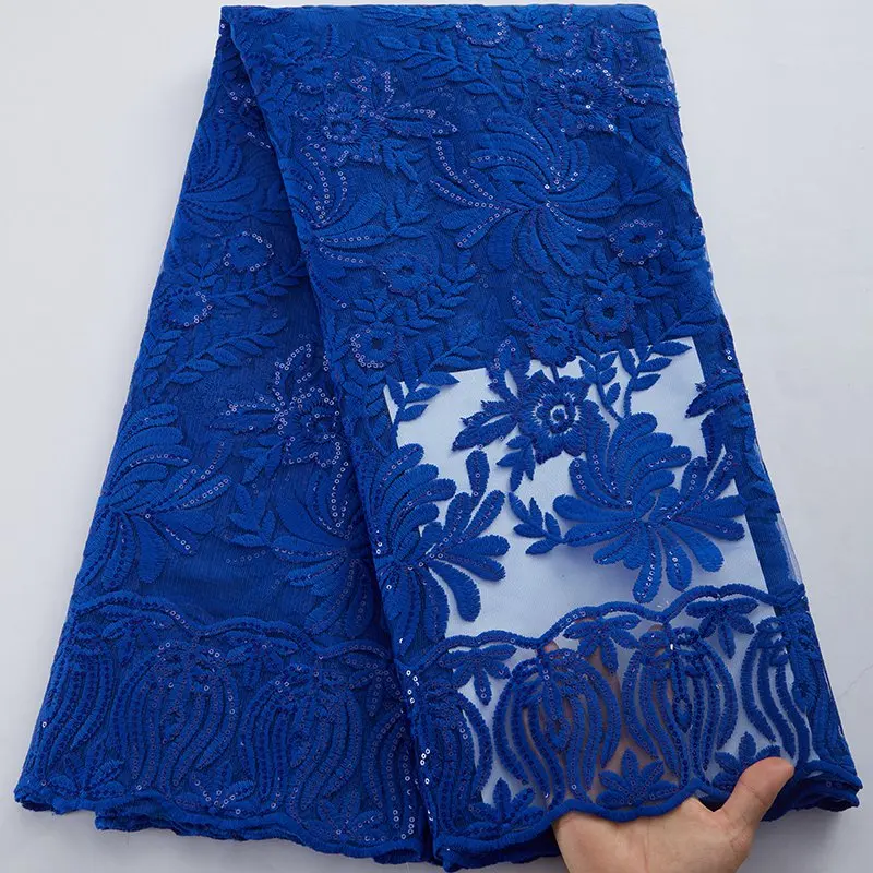 

French Net Lace Fabric 2022 High Quality Lace African Lace Fabric For Wedding Nigerian Tulle Lace Material Sewing S3031