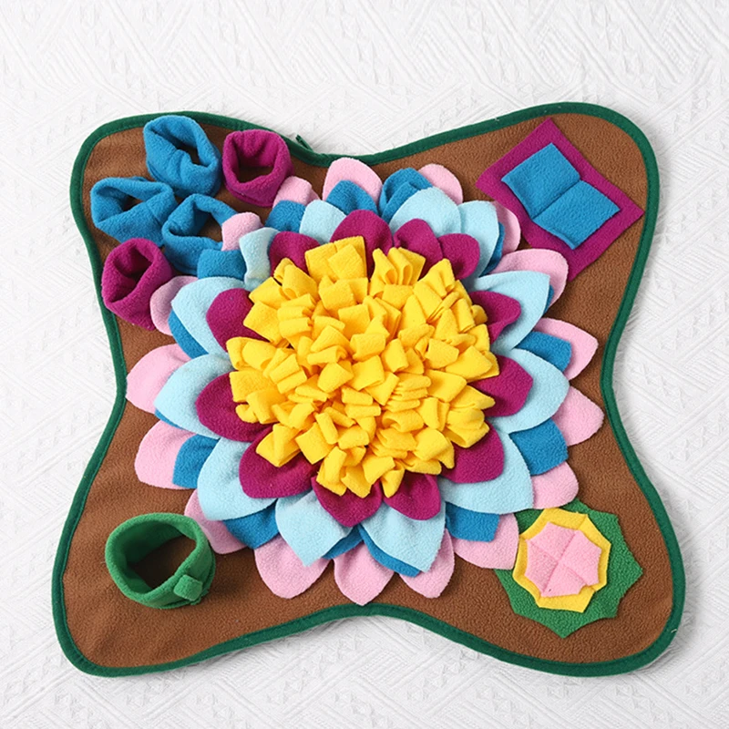 

Pet Snuffle Mat Dog Slowing Feeding Training Blanket Anti Choking Cat Puppy Puzzle Toy Relieve Stress Interactive Feeding Tool