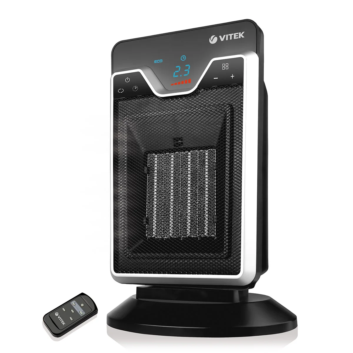 Тепловентилятор VITEK VT-1751 BK (Мощность 2000 Вт 2 режима мощности регулировка