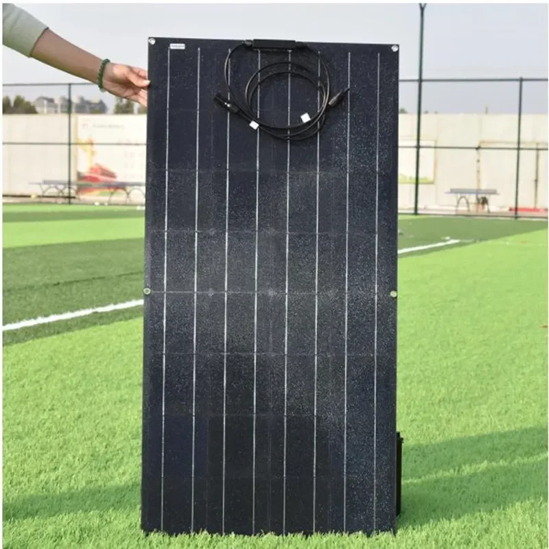 

solar panel 100w 200w 18v 24v, flexible solar panel made of ETFE material, ETFE flexible solar panel for 12V battery charger