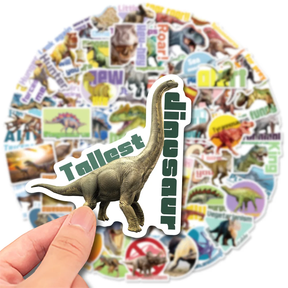 

50pcs Tyrannosaurus Rex Dinosaur Stickers For Laptop Journal Phone Scrapbook Kscraft Vintage Sticker Pack Scrapbooking Supplies