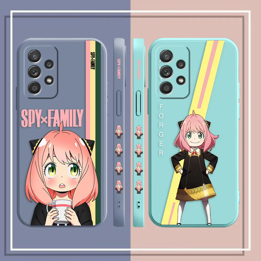 Case For Samsung Galaxy A91 A14 A73 A72 A71 A53 A52 A51 A42 A33 A32 A22 A21S A13 A12 A715F A52S A22S 4G 5G Case SPY Family ANYA