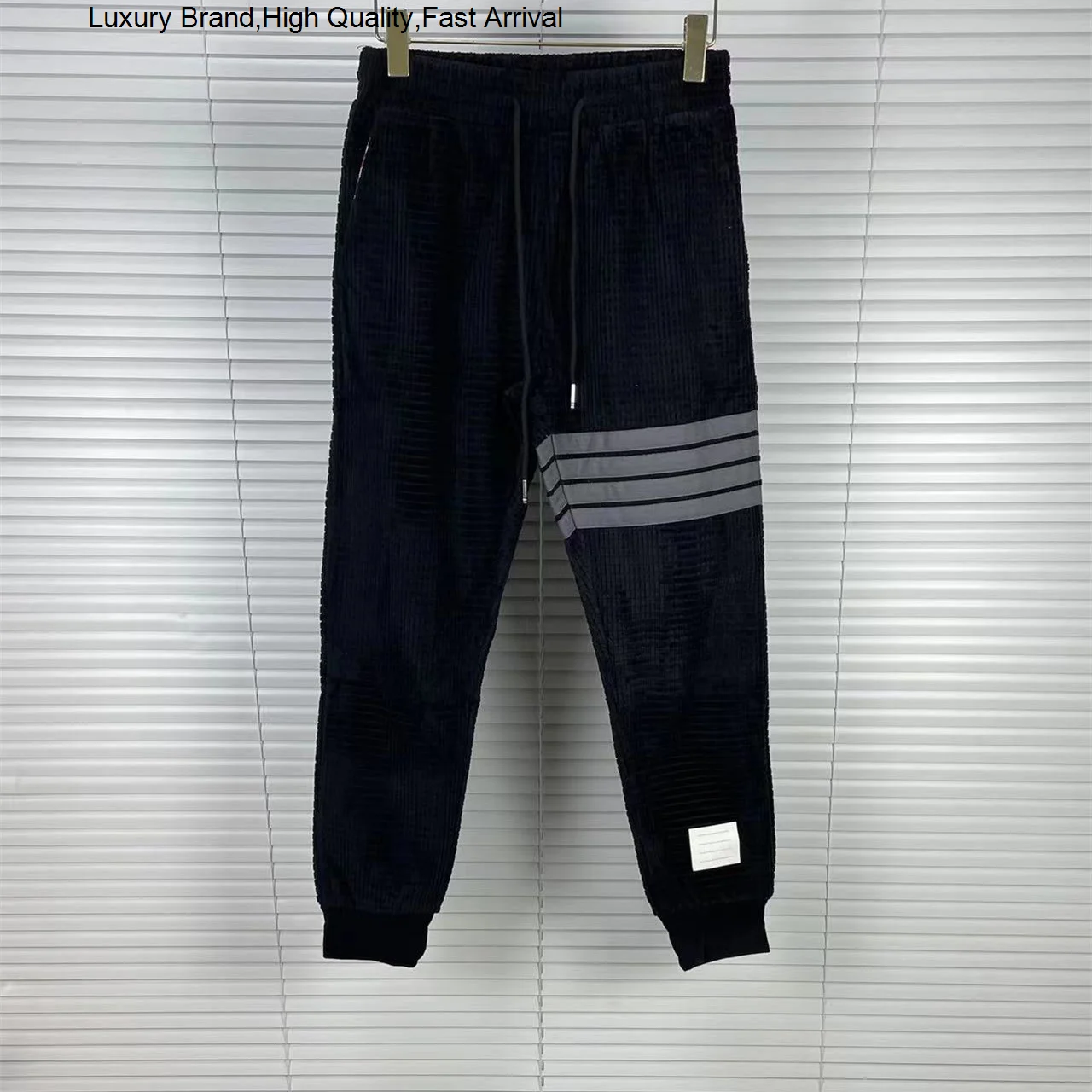 Fashion High-end Men's Brand Pants Original Corduroy Fabric Design Women's Luxury Trousers Famous Unisex High Quality Sweatpants