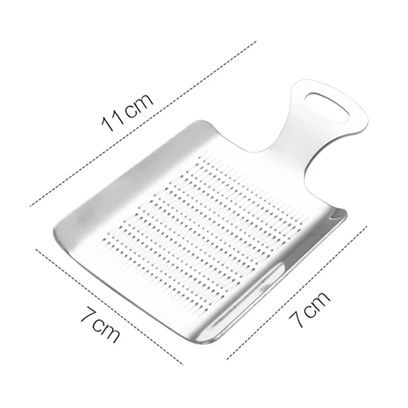 

Терка для имбиря и чеснока Venlohome серебристого цвета