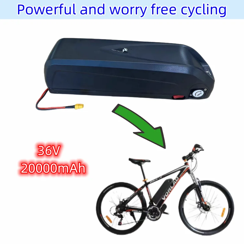 

36V 20000mAh For Hailong Battery 30A BMS 350W 500W 750W 1000W Motor BBS02 BBS03 BBSHD Electric Bicycle