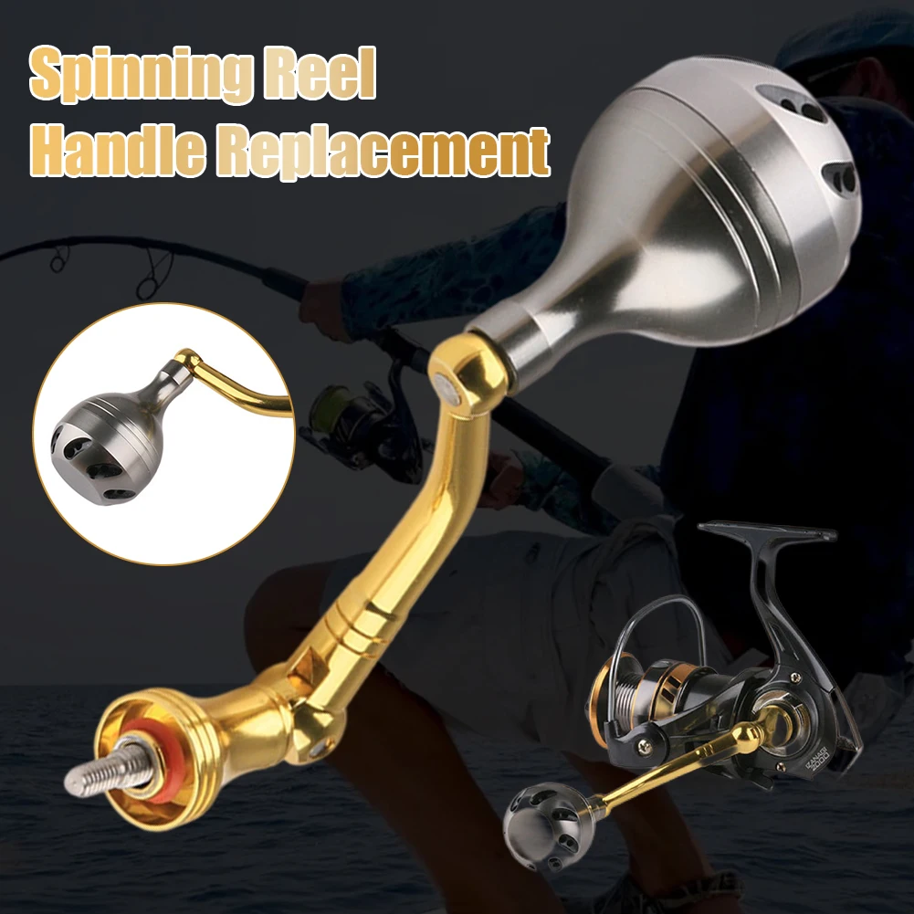 

Fishing Reel Handle Replacement For Spinning Reel Foldable Metal Handle Knob 2000-5000 Spinning Reel Rocker Arm Parts Refit