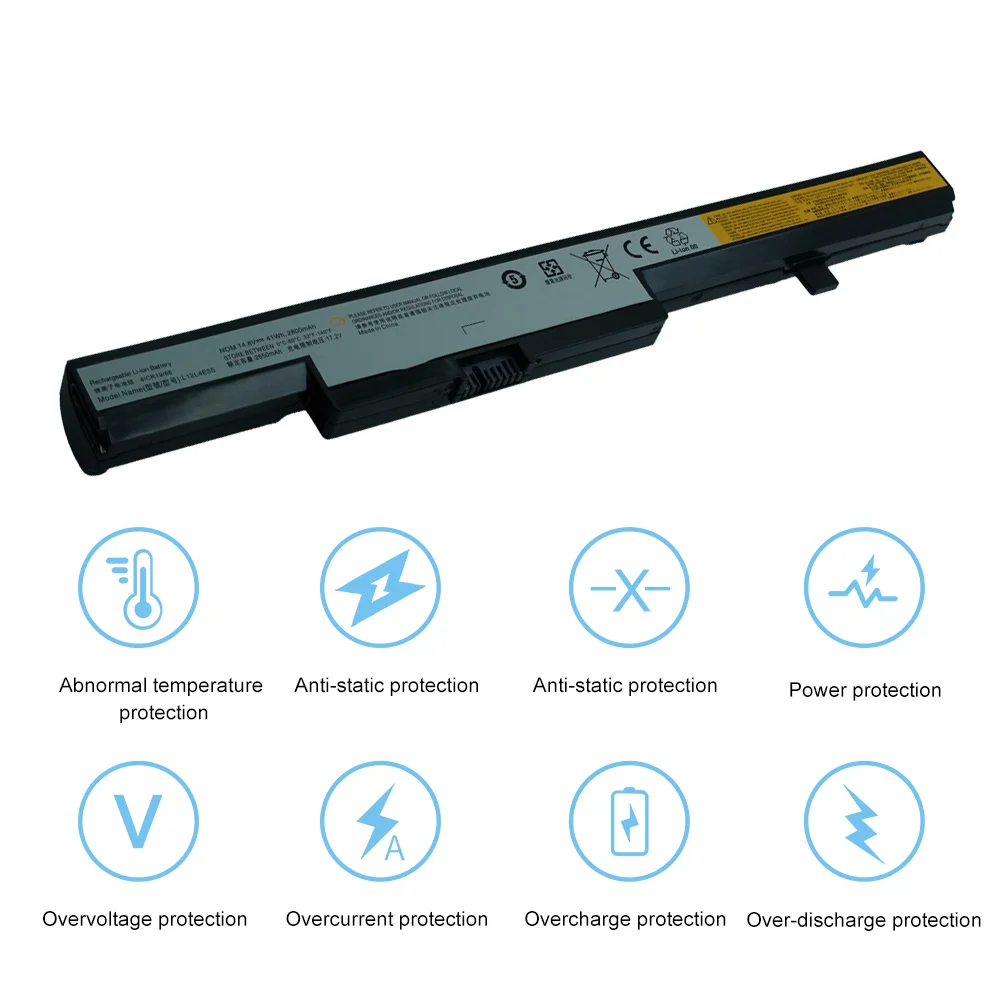 Фото L12L4E55 L12M4E55 Аккумулятор для Lenovo 40 B50 E40 E41 N40 N50 E51 B40-45 B40-70 B40-80 B50-30 B50-70 B50-80 14,8 В №4