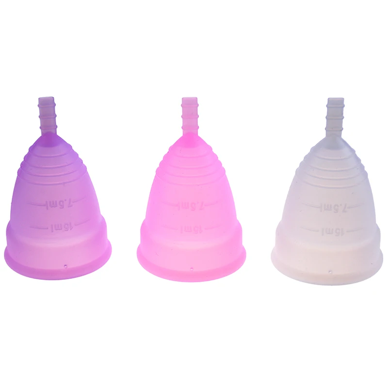 

2Pcs Silicone Menstrual Cups Experienced Period Cups Eco-friendly and Organic Reusable 12 Hour Wear Feminine Care Soft Cup