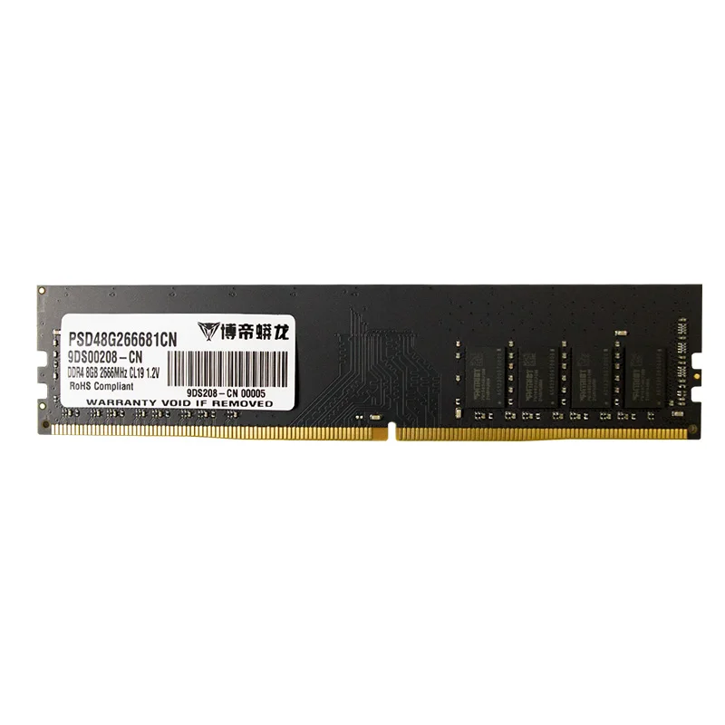 

Patriot Memory Signature Line PC DDR4 8GB 16GB 2666/3200MHz 288-Pin DDR4 UDIMM Memory Module CL value 19/22