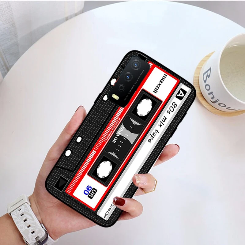 Винтажная кассета в стиле ретро для VIVO Y31 Y21 Y70 Y21S Y20 Y72 1907 Y12 Y11S Y53S Y33S Y55 Y76 Y51 Y15S Y01 Funda (art.: 3920bf897bea3) - 3920bf897bea3