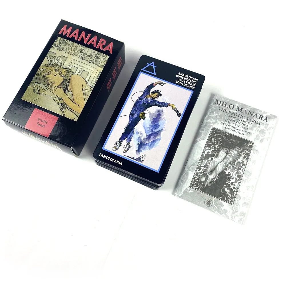 

Технические параметры 12x7 см Manara Tarot 78-Card Deck на английском языке с бумажной инструкцией для парного взаимодействия