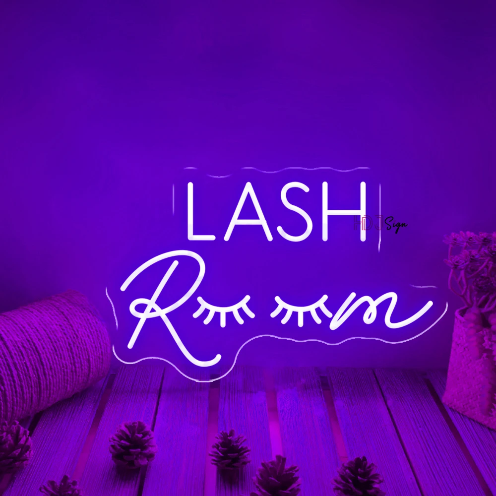 

Неоновый знак ZHAOPAILAO NEON LASH розовый
