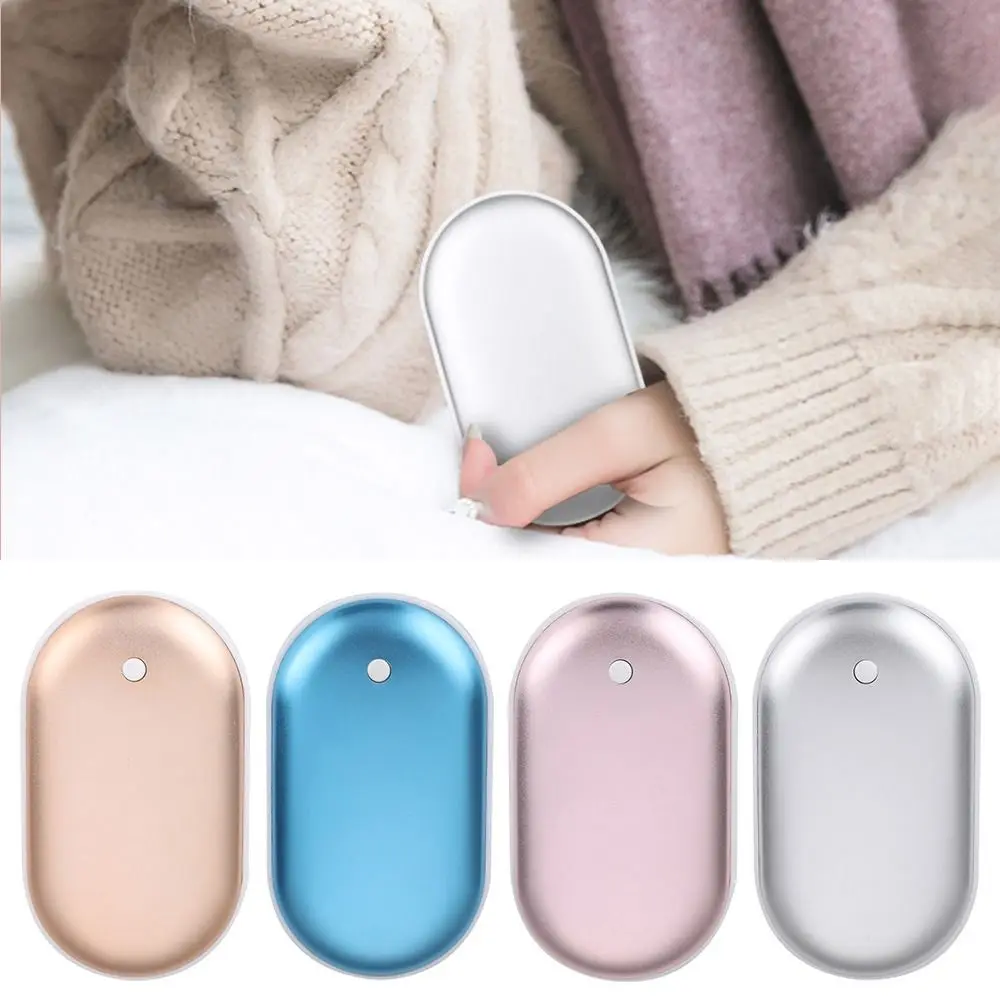 New Winter Portable Pocket Hand Warmer Charger USB Rechargeable Heater Power Bank