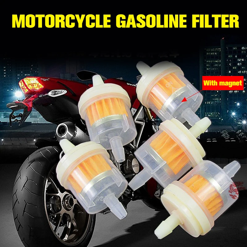 

3Pcs Gas Fuel Filters For Motorcycle Moto Moped Scooter Dirt Bike ATV Go Kart Car Accessories