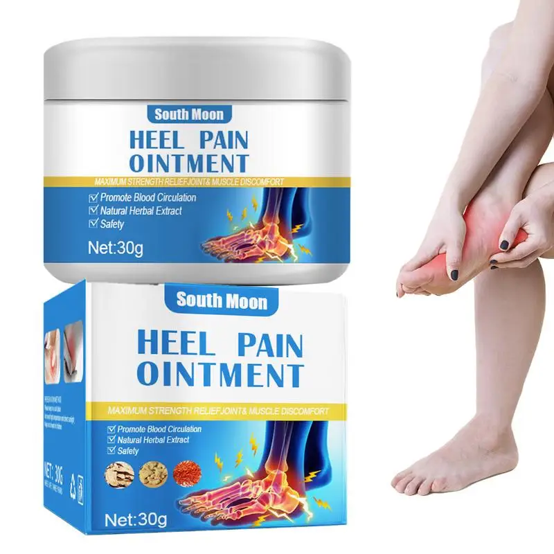 

30g Herb Heel Soreness Cream Foot Joint Soreness Heel Analgesic Treat Long Heel Spurs Relief Cream Achilles Tendonitis Ointment