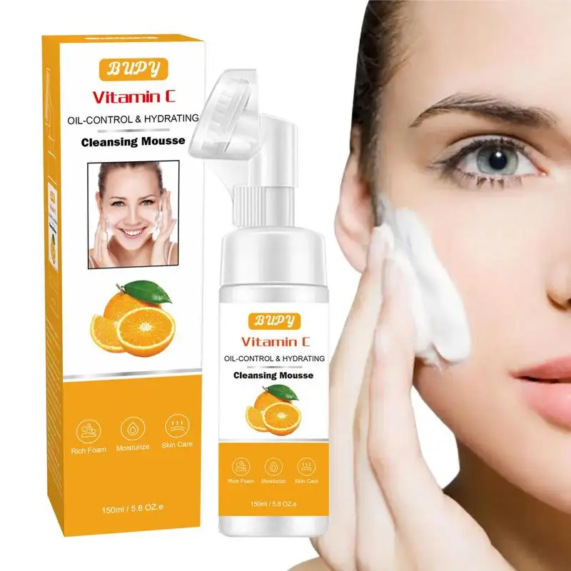 

Vitamin C Face Foam Cleanser Brightening Face Cleanser For Face Cleanser Face Wash For Skin Types Facial Cleanser For Women