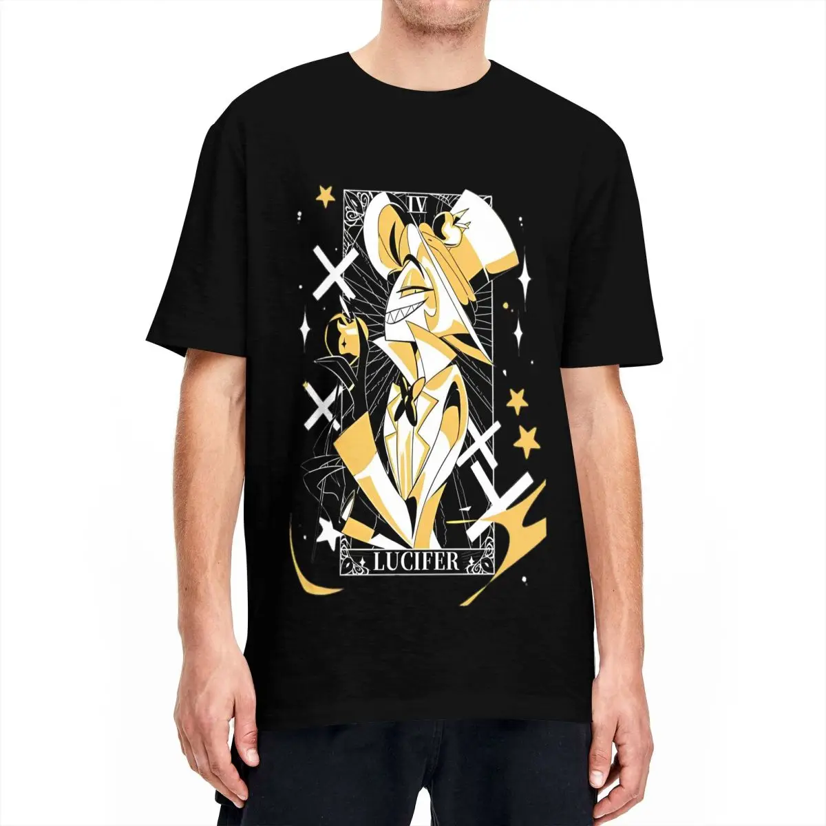 Футболка Мужская/Женская хлопковая с коротким рукавом и круглым вырезом