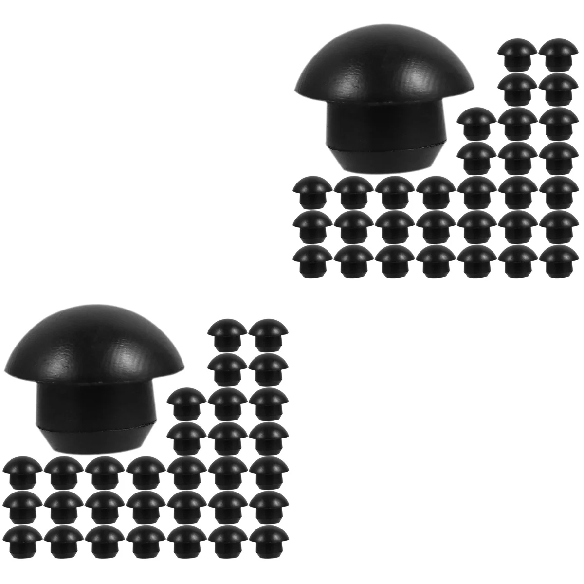 

120 Pcs Cork Jack Plug Automotive Accessories Horizontal Rubber Oil Plugs Floor