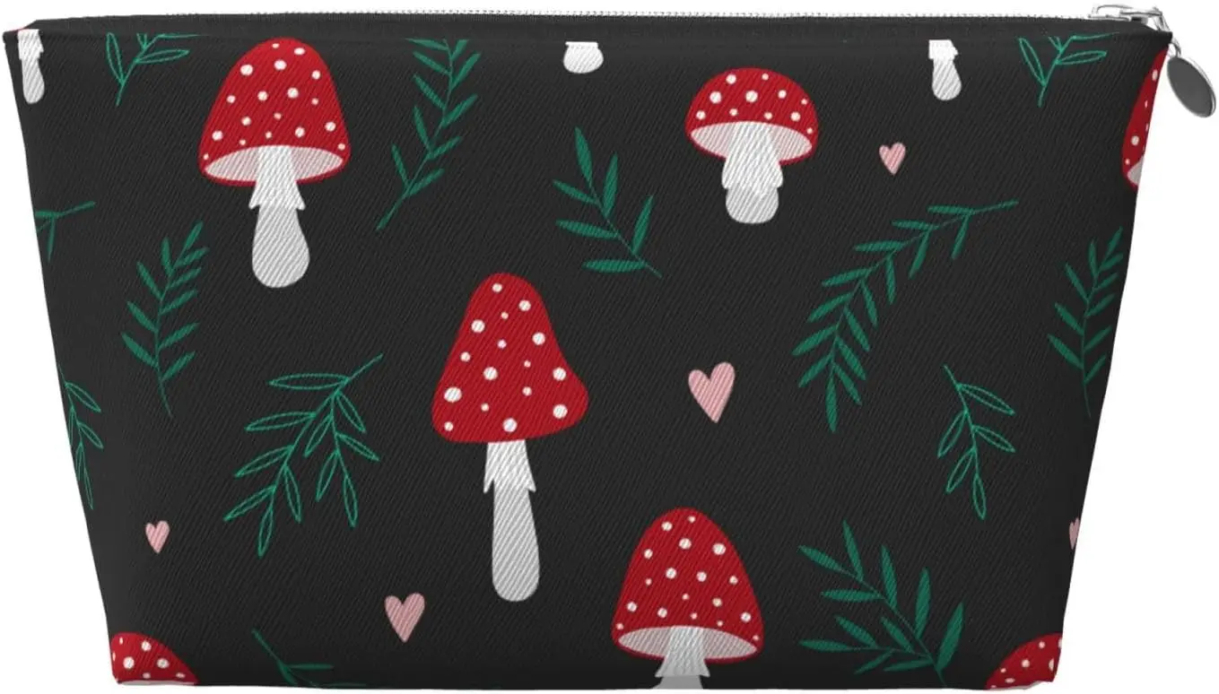 Женская косметичка с грибами Amanita дорожный размер туалетные принадлежности