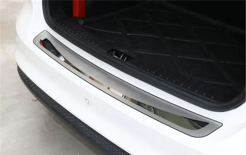 Cubierta protectora de parachoques trasero para Toyota Corolla E170 2014 -2018, embellecedor de maletero de acero inoxidable