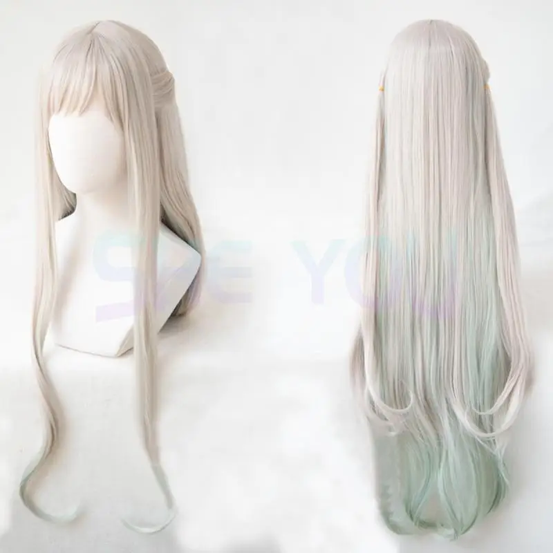 Парик из длинных прямых синтетических волос Jibaku Shounen Hanako Kun черный короткий для