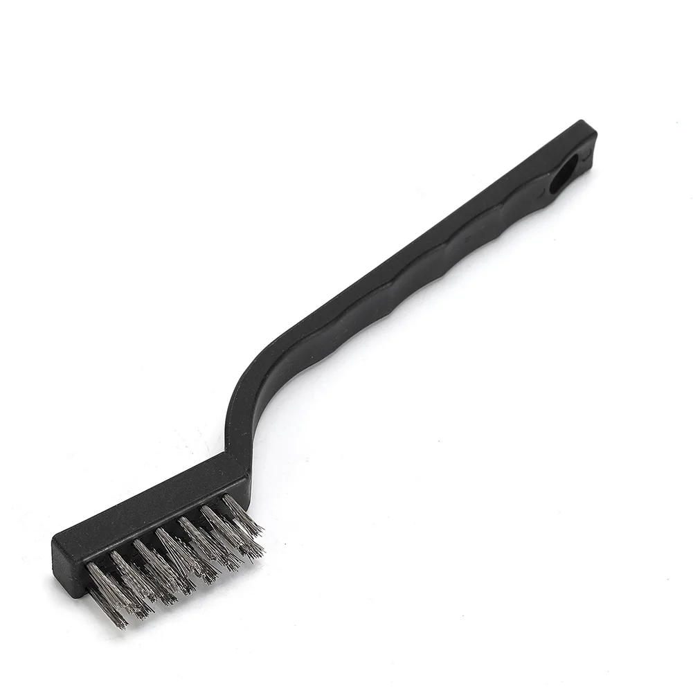 

6pcs Wire Brushes Black Cleaning Brush Detailing Finishing Grinding Rust Remover Sanding Stainless Steel Practical