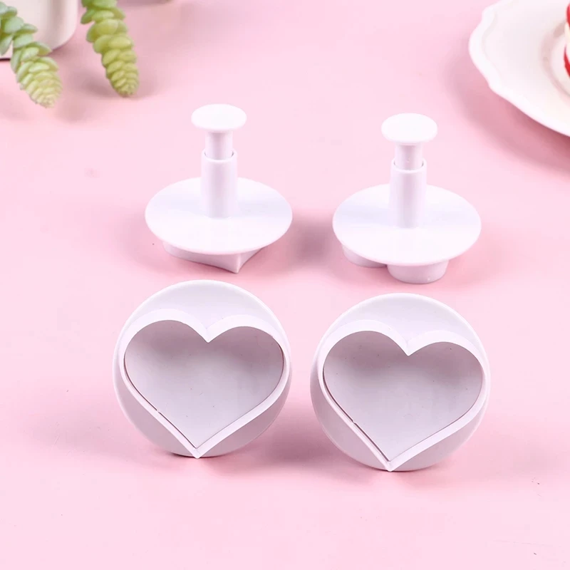 4Pcs Poker Cookie Mold Biscuit Pastry Cutter Block Flower Shapes Cake Decorating Accessories DIY Baking Tools Kitchen Gadgets