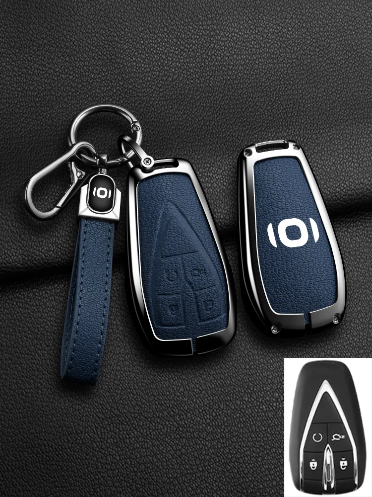 

Цинковый сплав для Changan Qiyuan A05 Key Sleeve Q05 A07 Полная упаковка A06 Shell E07 Пряжка Простая алькантара Авто Интерьерные аксессуары