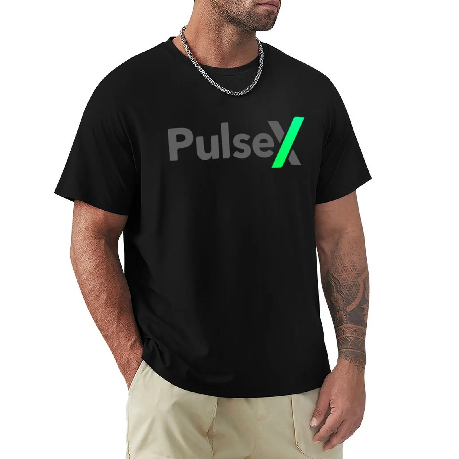 PulseX Crypto Coin PLSX Logo Hex Pulse футболка летний топ аниме вещи мужская