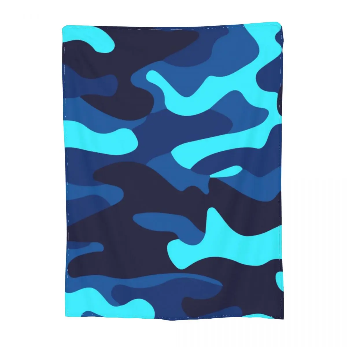 

Multicam Camoflage Blanket Blue military Camo Customize Outdoor Throw Blanket Bed Fluffy Blankets