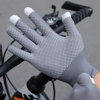 1pcs cycling anti slip gloves thin breathable glove for motorcycle bike riding sports universal men women lightweight gloves