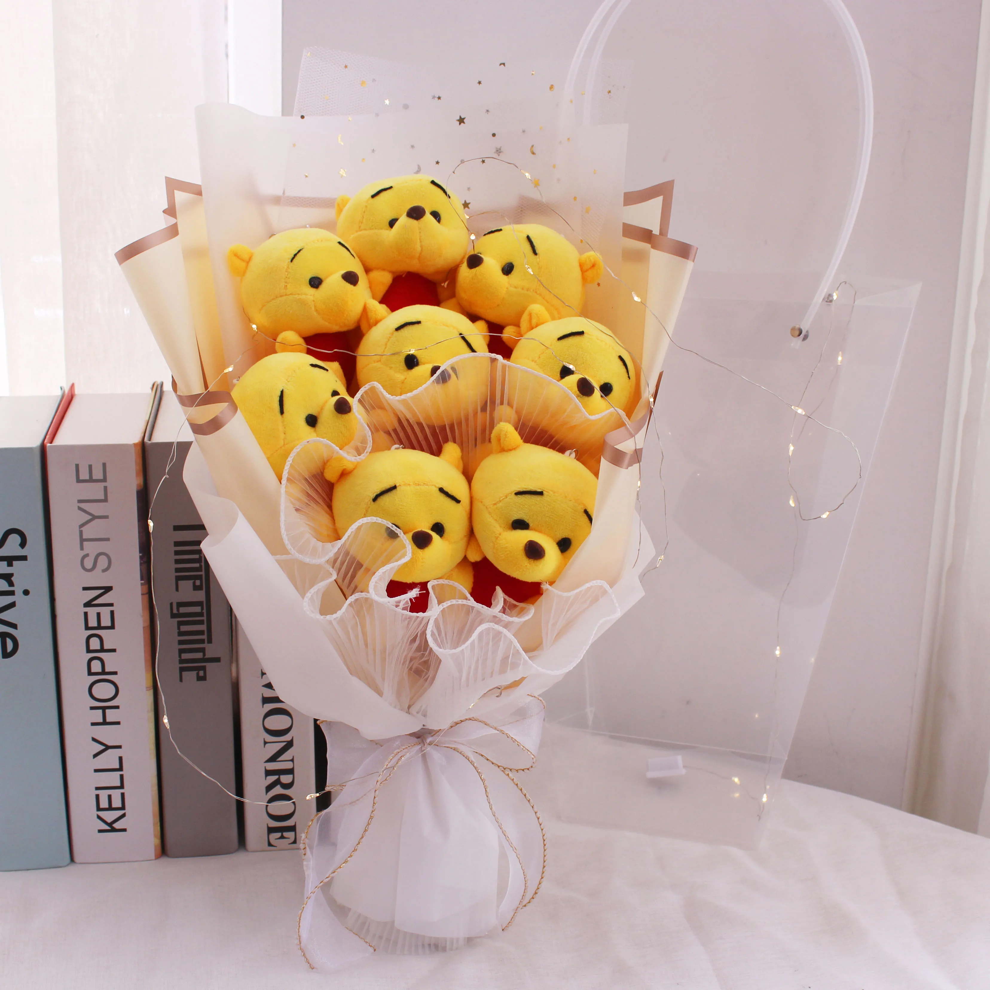 Новинка мыло цветы Мультяшные букеты животные плюшевые игрушки креативный