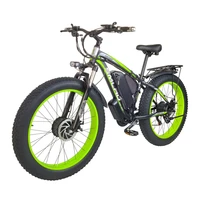 eu us stock smlro xdc600 pro electric fat tire bike 48v 26 inch 2000w double motor 22 4ah bicycle electric hybrid bike drop ship