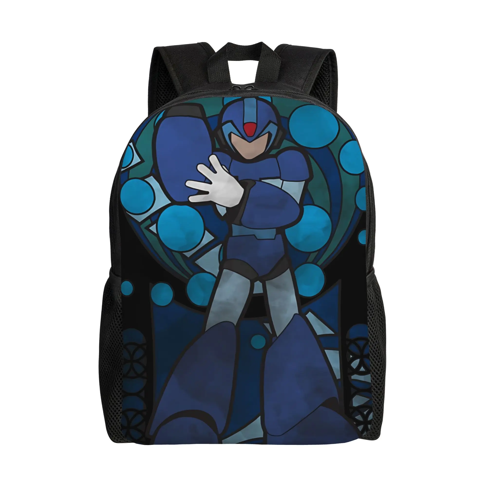 Фото Рюкзак-портфель Mega Man для колледжа, 1 шт., к началу нового учебного года №1