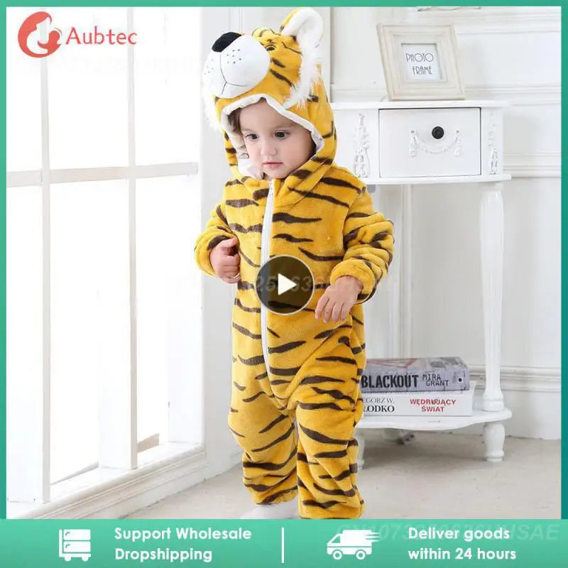 

1 шт., детский комбинезон-кигуруми в виде тигра