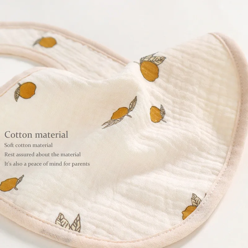 Хлопковые детские нагрудники однотонный нагрудник для новорожденных слюнявчик