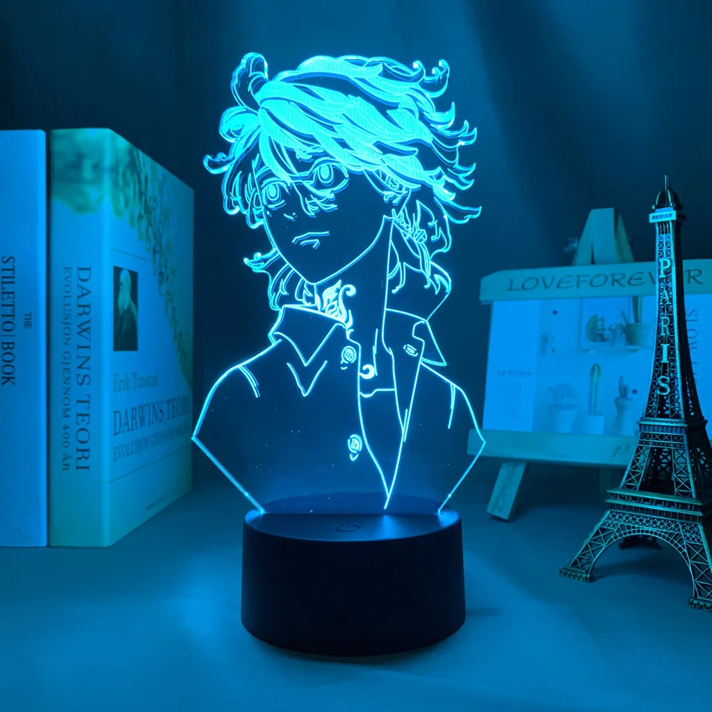 

3d-лампа в стиле аниме Токио, неоновый светодиодный светильник RGB с USB, украшение для детской комнаты, подарок на день рождения, для стола, манг...