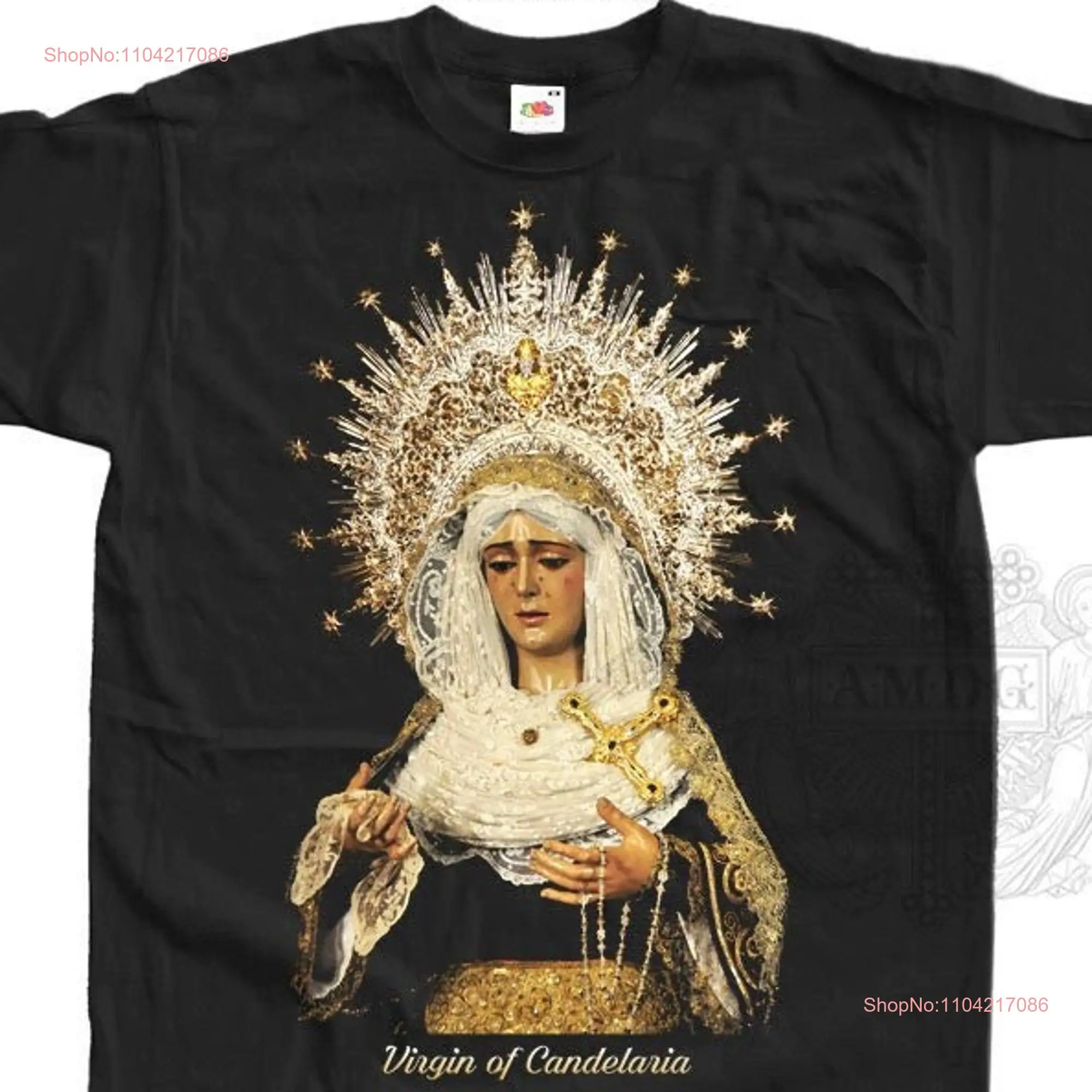 ФУТБОЛКА Девы Канделярии Our Lady Candle La Morenita V1 Католическая Все размеры S 5XL с