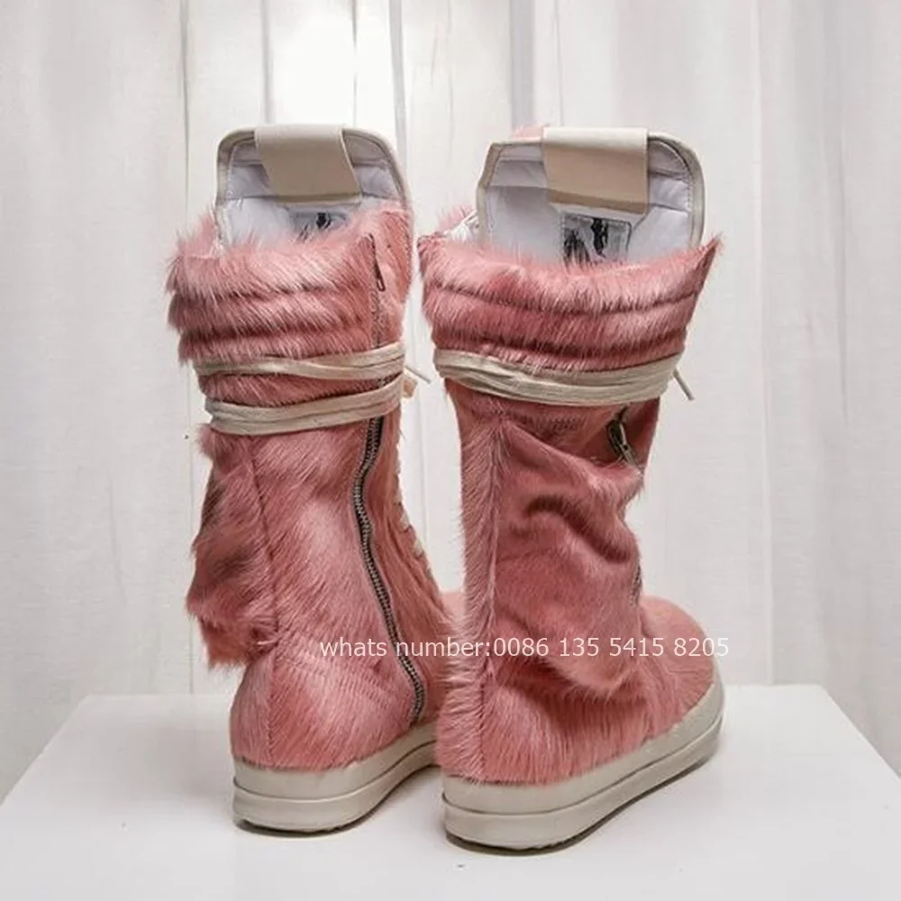 Женские ботинки из натуральной кожи с карманами на шнуровке