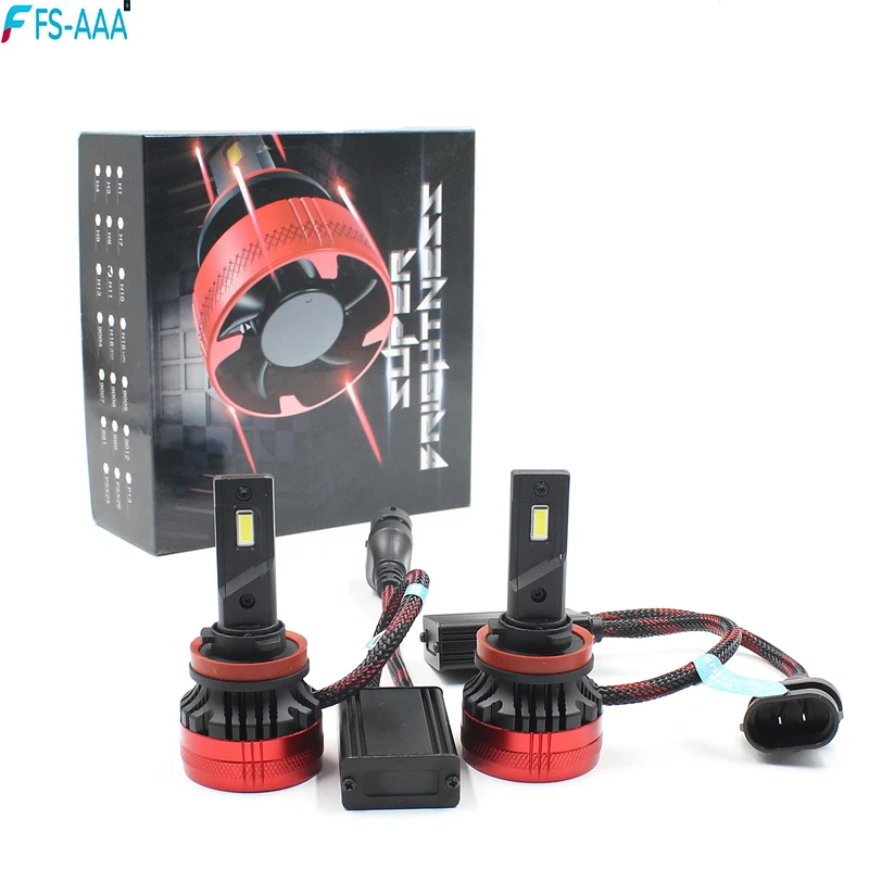 F5 led h4 h7 h11 фары 110 Вт 9005 лм canbus H7 H11 9006 881 H1 6000 светодиодные лампы k светодиодные противотуманные фонари для bmw