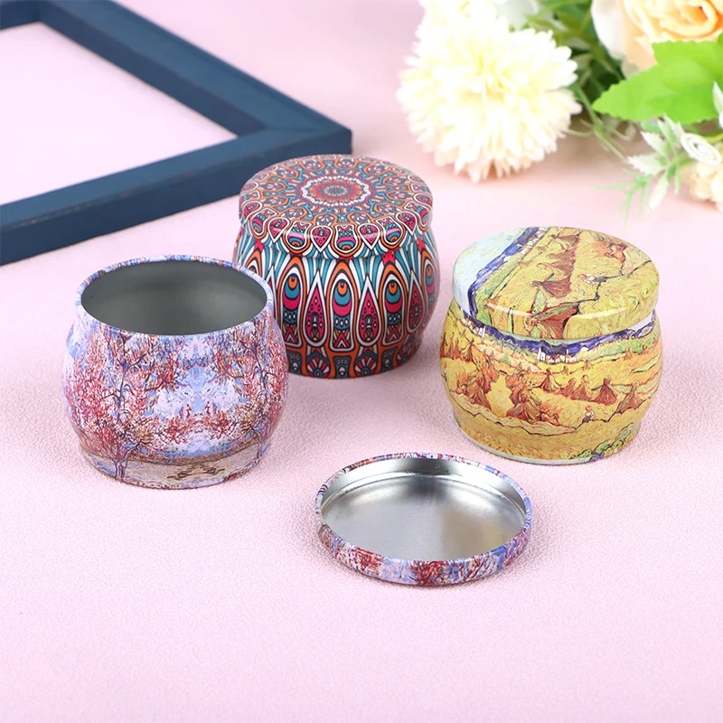 Винтажная банка для свечей коробка хранения конфет печенья сухих специй